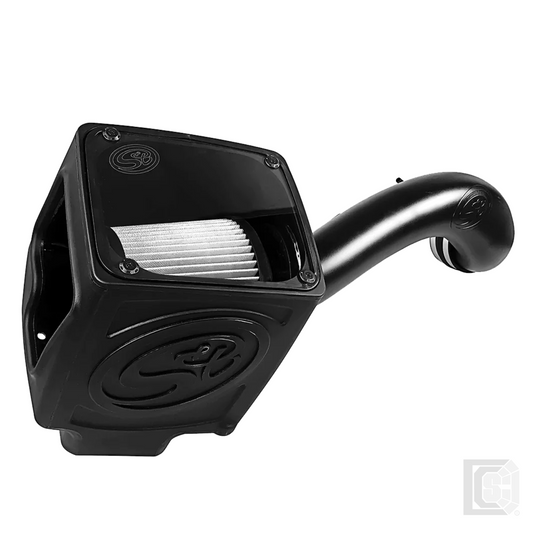 SB - Cold Air Intake For 16-19 Silverado/Sierra 2500, 3500 6.0L Dry Extendable White  - 75-5110D