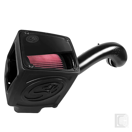 SB - Cold Air Intake For 16-19 Silverado/Sierra 2500, 3500 6.0L Cotton Cleanable Red  - 75-5110