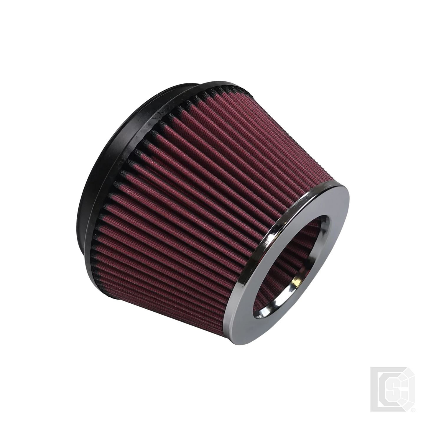 SB - Air Filter For Intake Kits 75-2519-3 Oiled Cotton Cleanable Red   - KF-1003