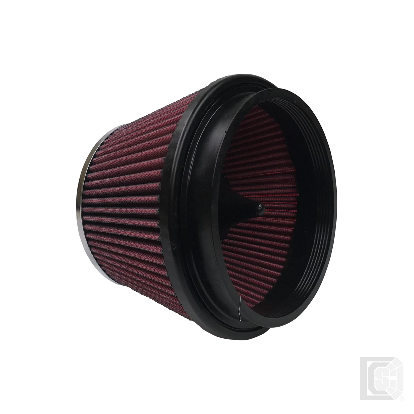 SB - Air Filter For Intake Kits 75-2519-3 Oiled Cotton Cleanable Red   - KF-1003