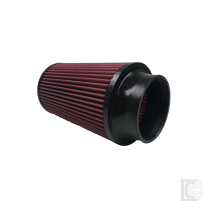 SB - Air Filter For Intake Kits 75-2530 Oiled Cotton Cleanable Red   - KF-1006