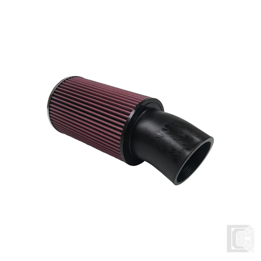 SB - Air Filter For Intake Kits 75-3025-1,75-3017-2 Oiled Cotton Cleanable Red   - KF-1007