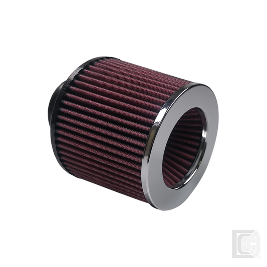 SB - Air Filter For Intake Kits 75-1515-1,75-9015-1 Oiled Cotton Cleanable Red   - KF-1011