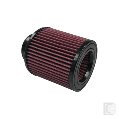 SB - Air Filter For Intake Kits 75-2557 Oiled Cotton Cleanable 7 Inch Red   - KF-1015