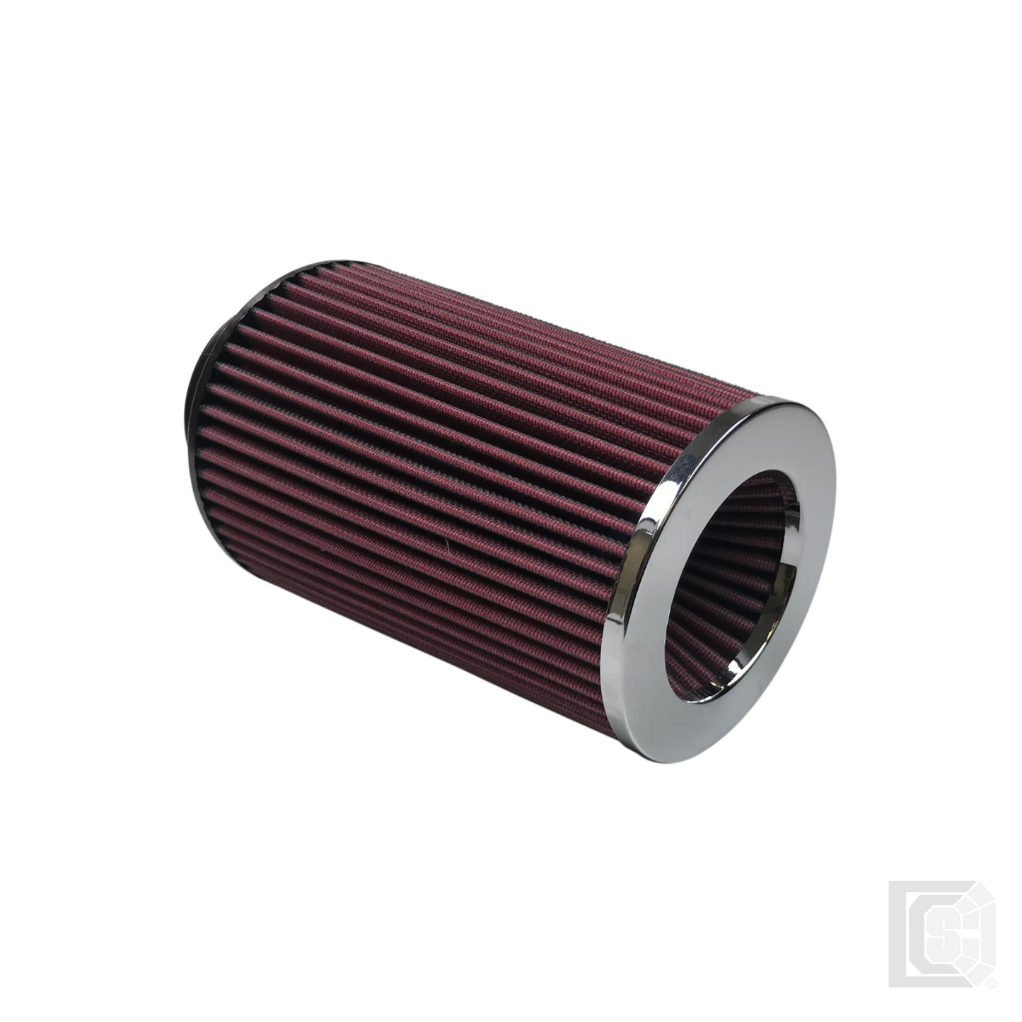 SB - Air Filter For Intake Kits 75-2556-1 Oiled Cotton Cleanable Red   - KF-1024