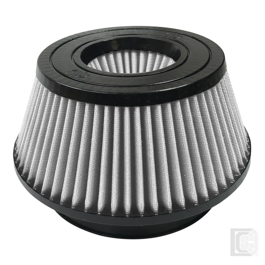 SB - Air Filter For Intake Kits 75-5033,75-5015 Dry Extendable White   - KF-1032D