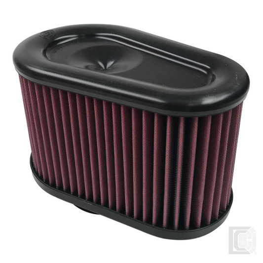 SB - Air Filter For Intake Kits 75-5070 Oiled Cotton Cleanable Red   - KF-1039