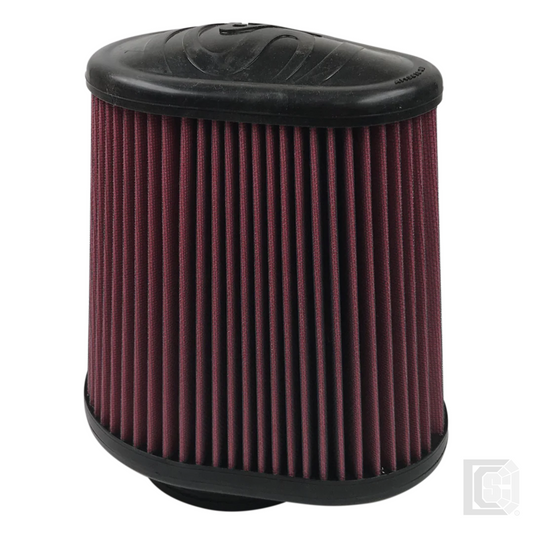 SB - Air Filter For Intake Kits 75-5104,75-5053 Oiled Cotton Cleanable Red - KF-1050