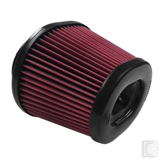 SB - Air Filter For Intake Kits 75-5105,75-5054 Oiled Cotton Cleanable Red - KF-1051