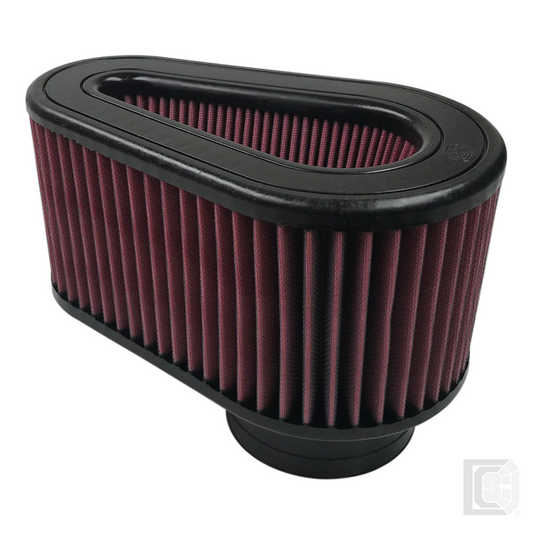 SB - Air Filter For Intake Kits 75-5032 Oiled Cotton Cleanable Red - KF-1054