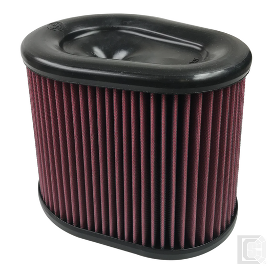 SB - Air Filter For Intake Kits 75-5075-1 Oiled Cotton Cleanable Red - KF-1062