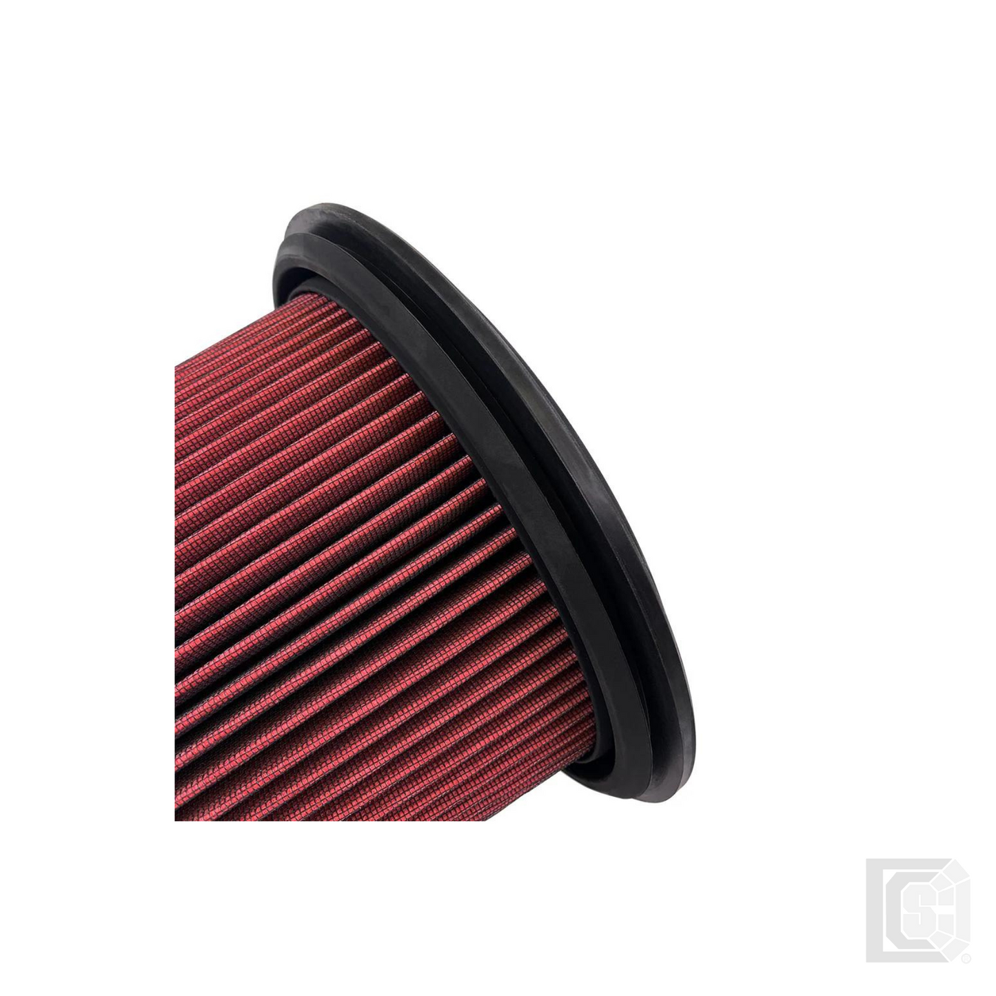 SB - Air Filter For Intake Kit 75-5128 Oiled Cotton Cleanable Red   - KF-1072