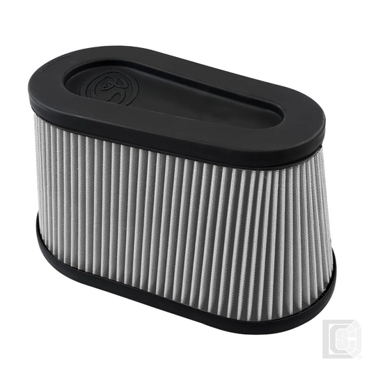 SB - Air Filter For Intake Kits 75-5136 / 75-5136D Dry Extendable White - KF-1076D