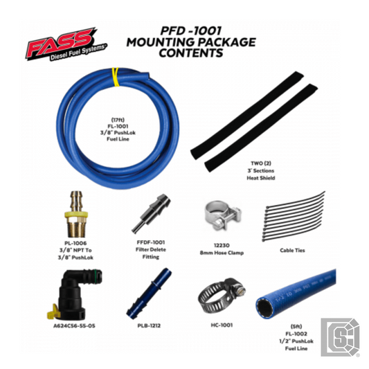 FASS - Powerstroke Filter Delete Kit - PFD1001